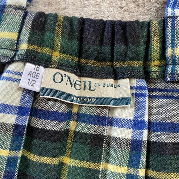 NWT O’Neil Of Dublin Child’s Kilt 500 Dress Gordon Wool Blend Washable new Green - Picture 11 of 14